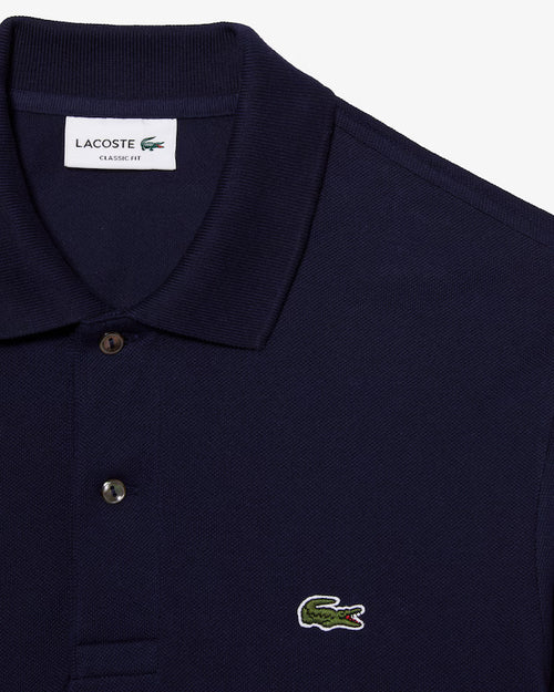 Lacoste Polo Manica Lunga Blu Navy Uomo-2