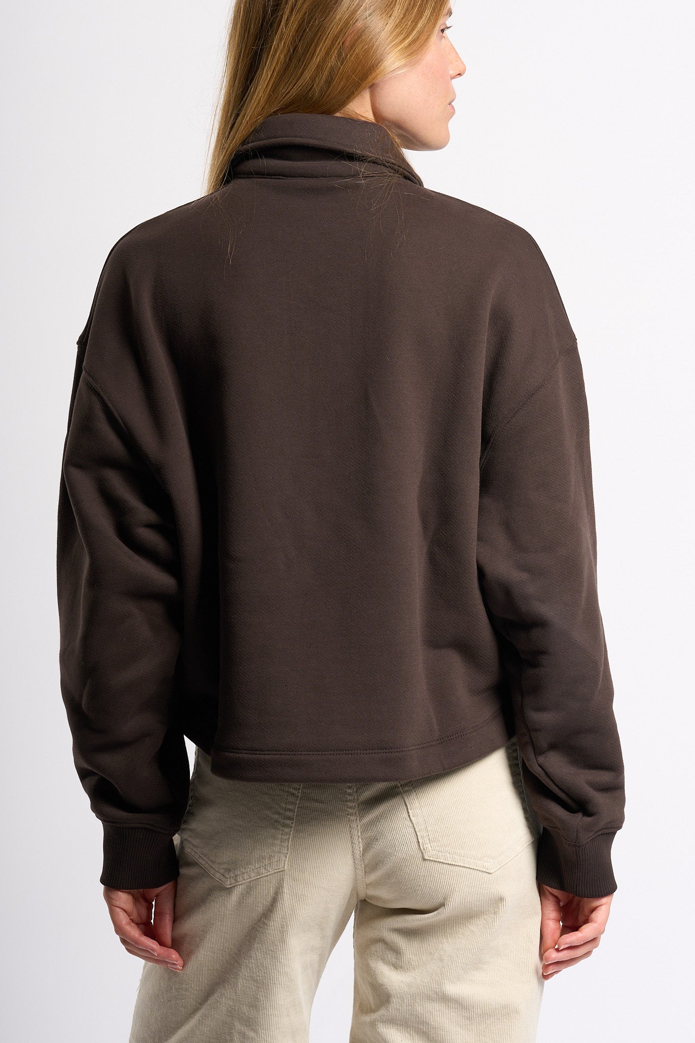 Lacoste Polo Over Marrone Donna-5