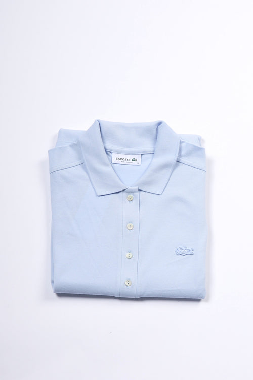 Lacoste Polo Slim Fit Azzurro Donna