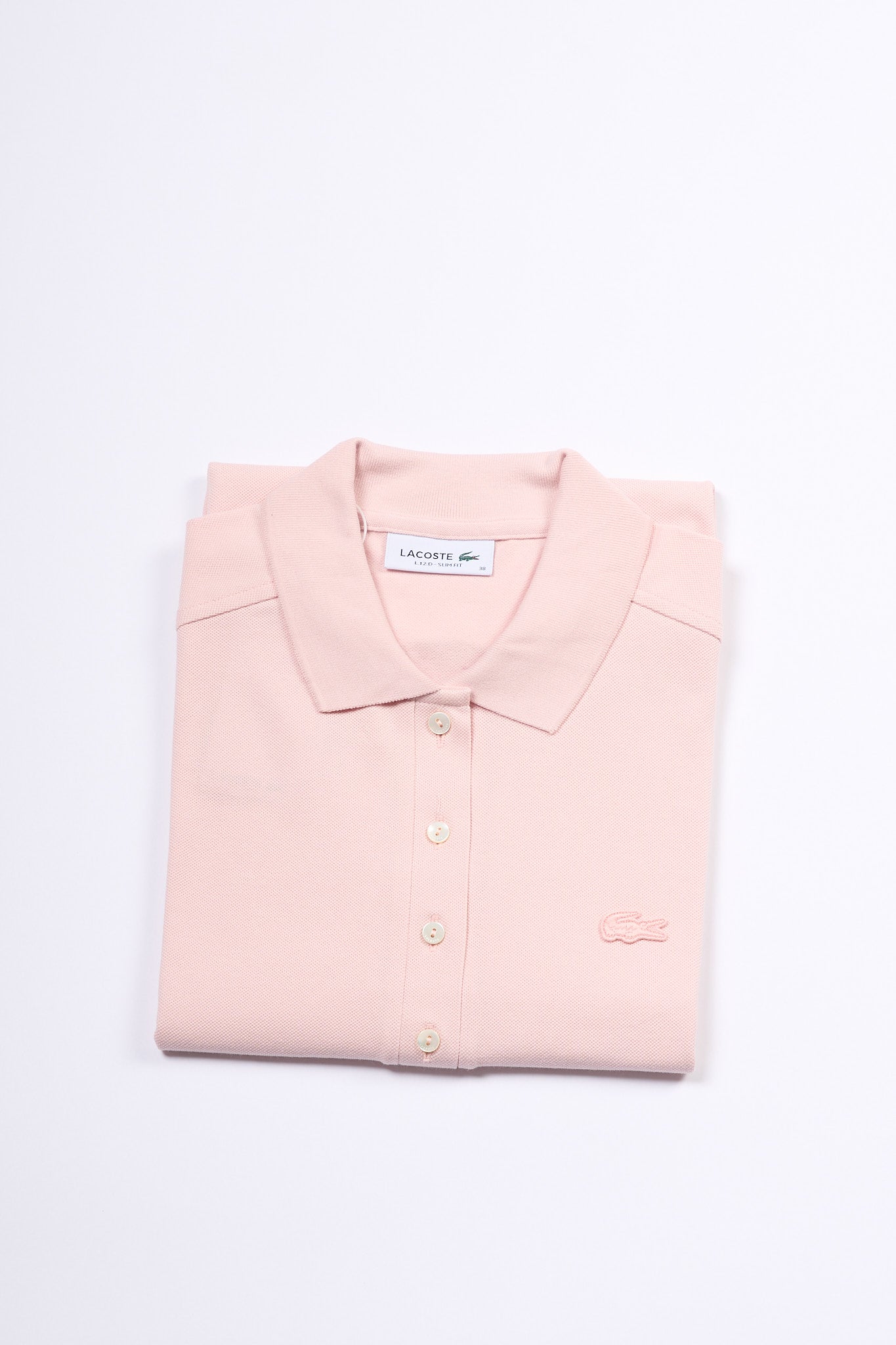 Lacoste Polo Slim Fit Rosa Donna-1