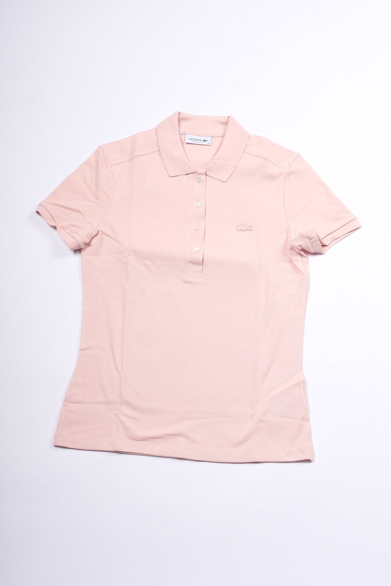 Lacoste Polo Slim Fit Rosa Donna-3