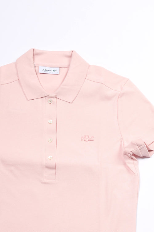 Lacoste Polo Slim Fit Rosa Donna-2