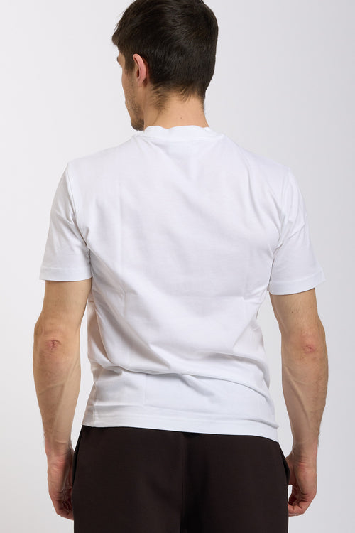 Lacoste T-shirt Cotone Leggero Bianco Uomo-2