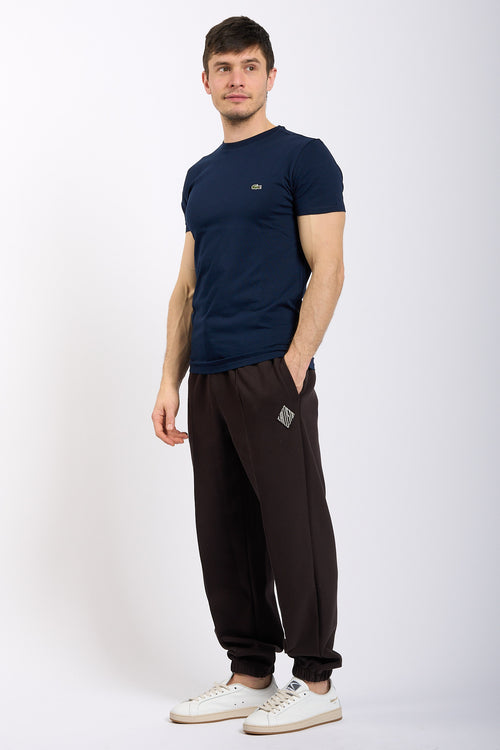 Lacoste T-shirt Cotone Leggero Blu Uomo-2