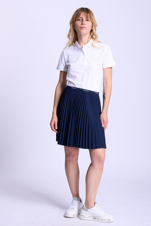 Lacoste Polo Slim Fit Bianco Donna-2