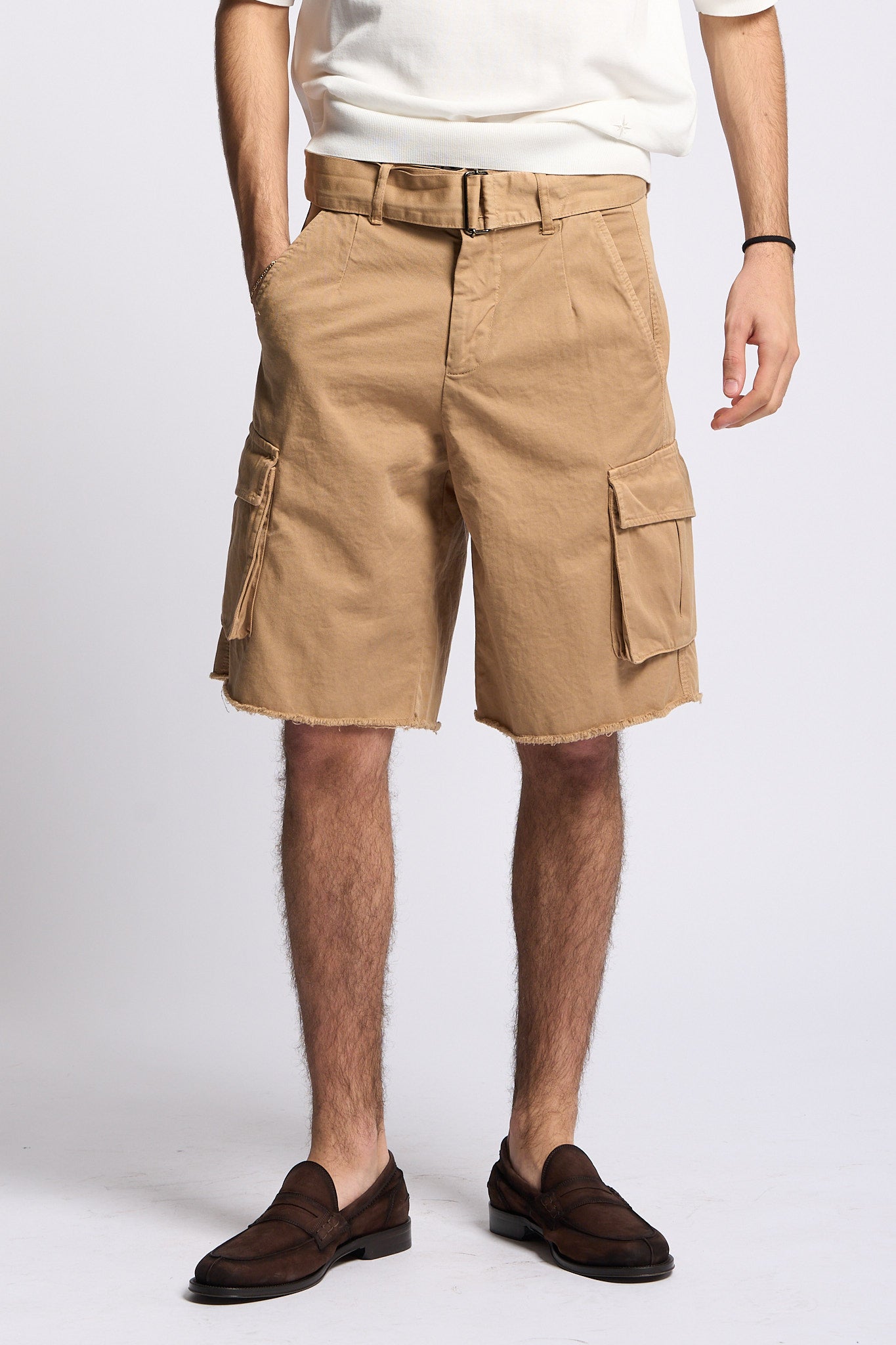 Laneus Bermuda Downtown Cammello Uomo-1
