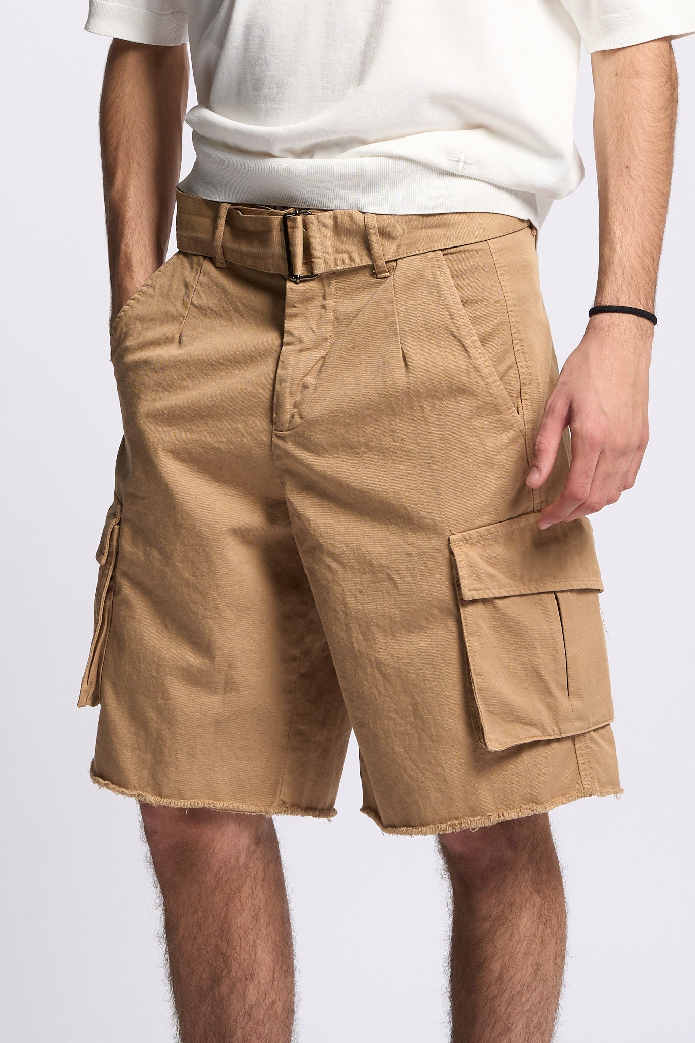 Laneus Bermuda Downtown Cammello Uomo-4