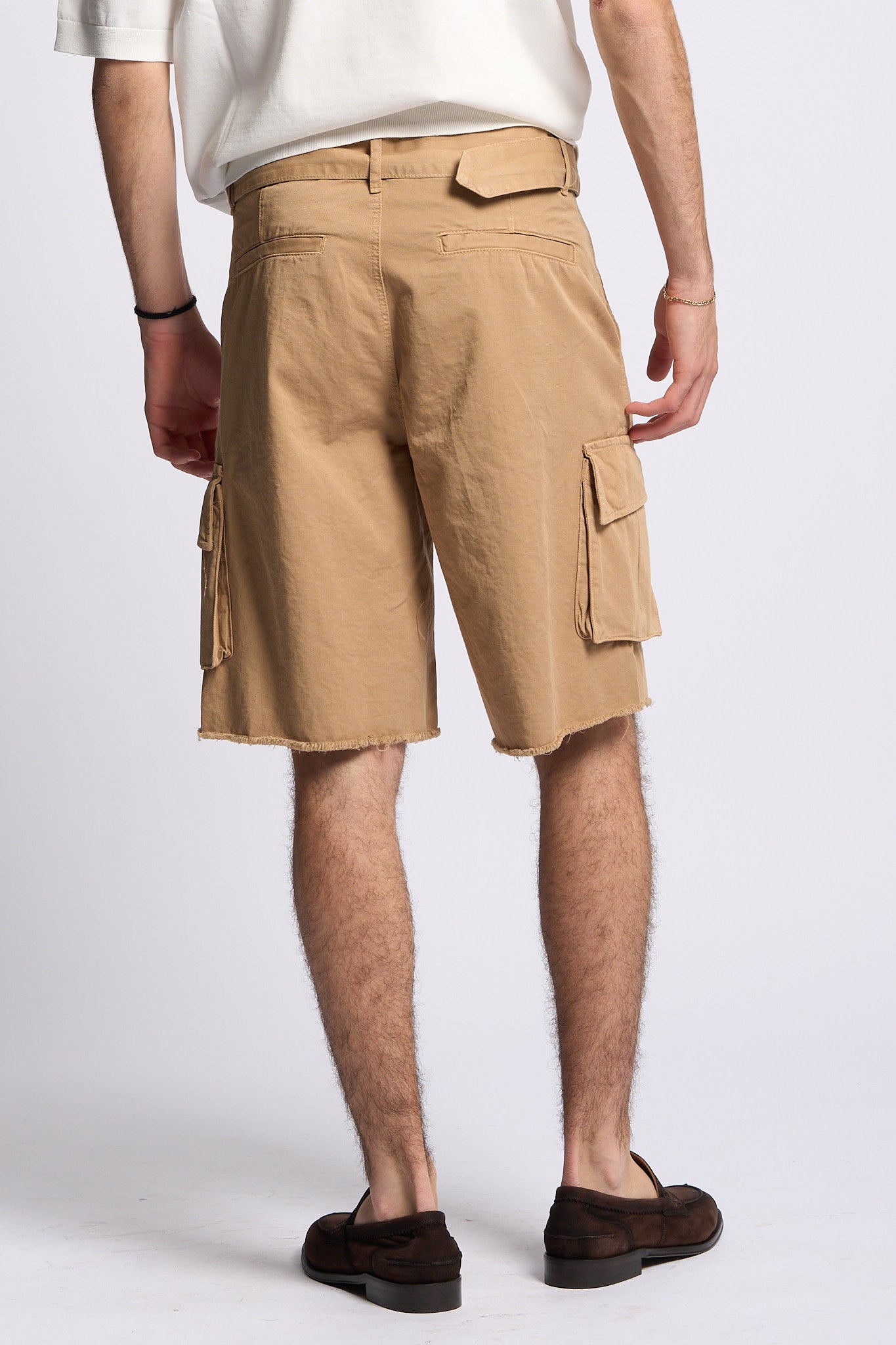 Laneus Bermuda Downtown Cammello Uomo-5