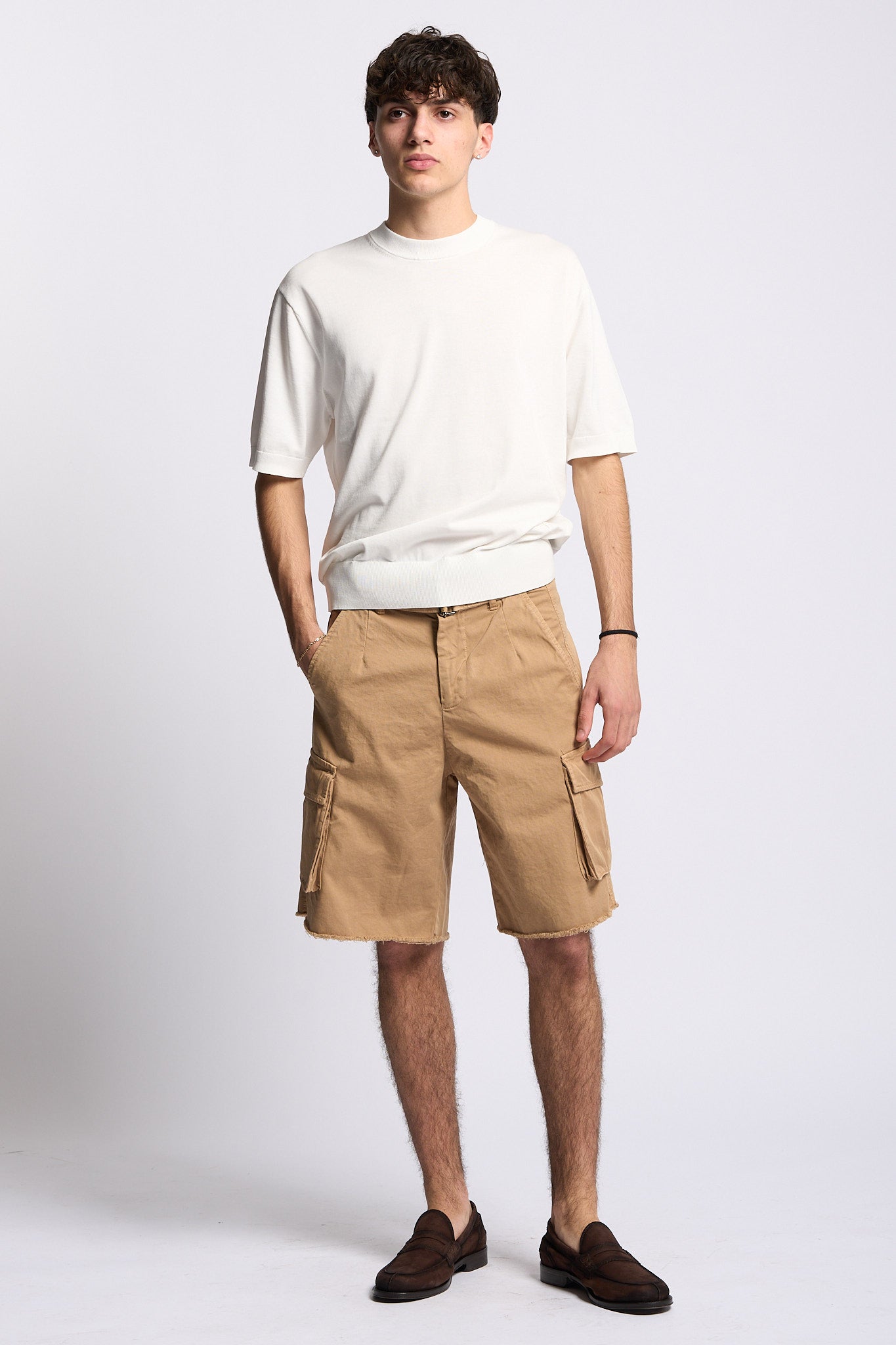 Laneus Bermuda Downtown Cammello Uomo-2