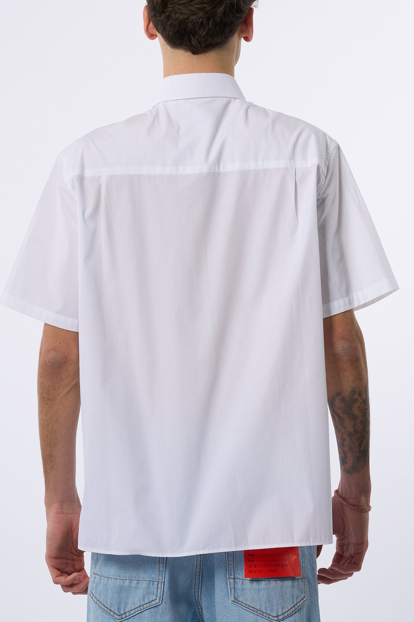 Laneus Camicia Over Bianco Uomo-6