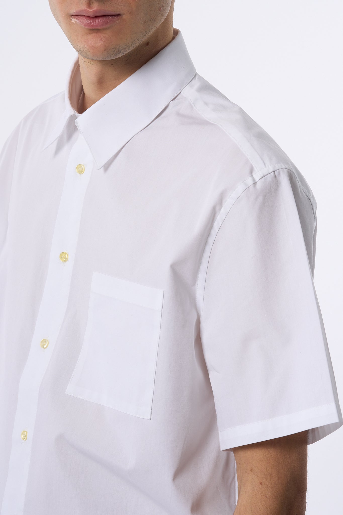 Laneus Camicia Over Bianco Uomo-2