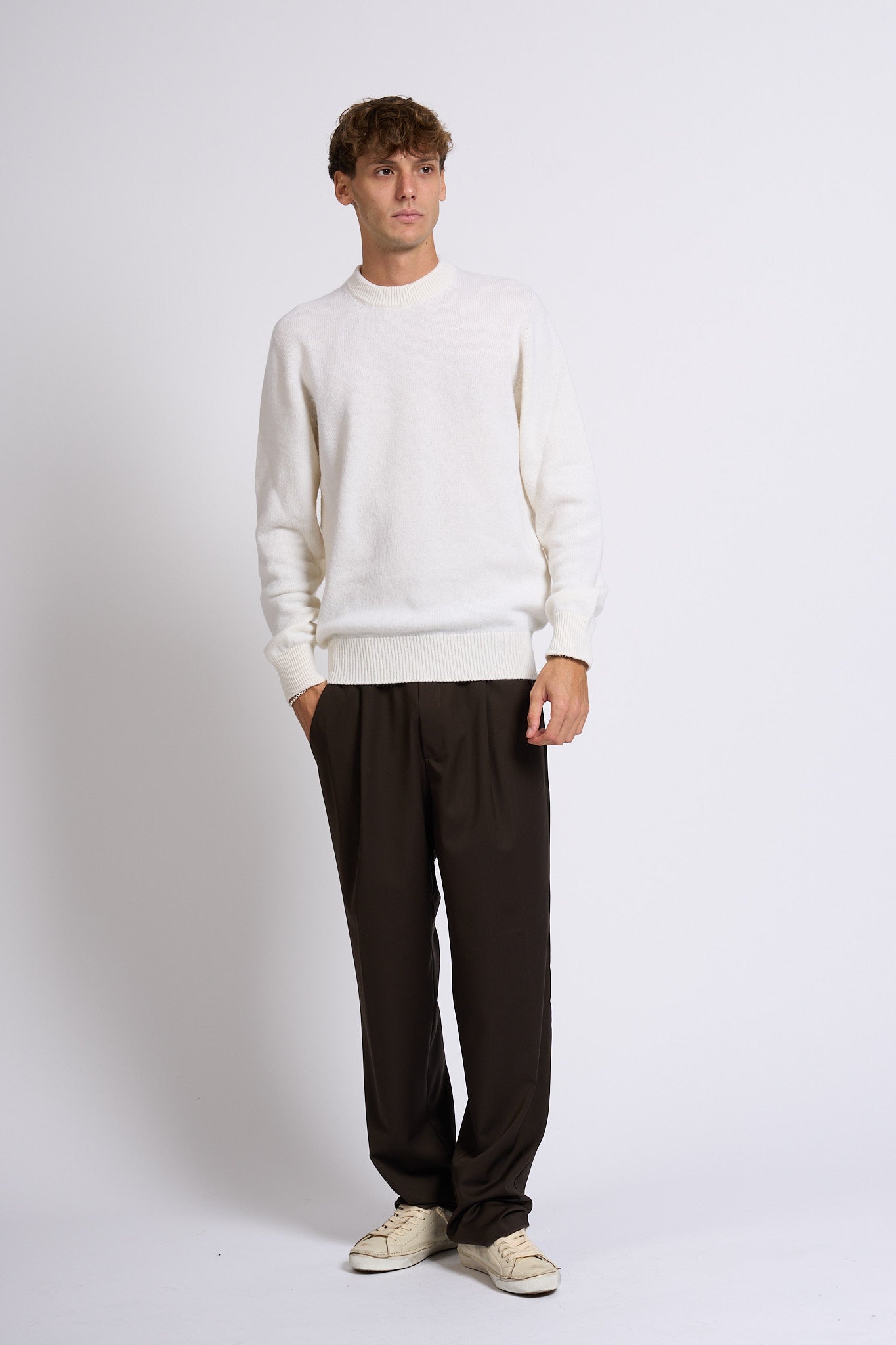 Laneus Maglia Crema Uomo-3