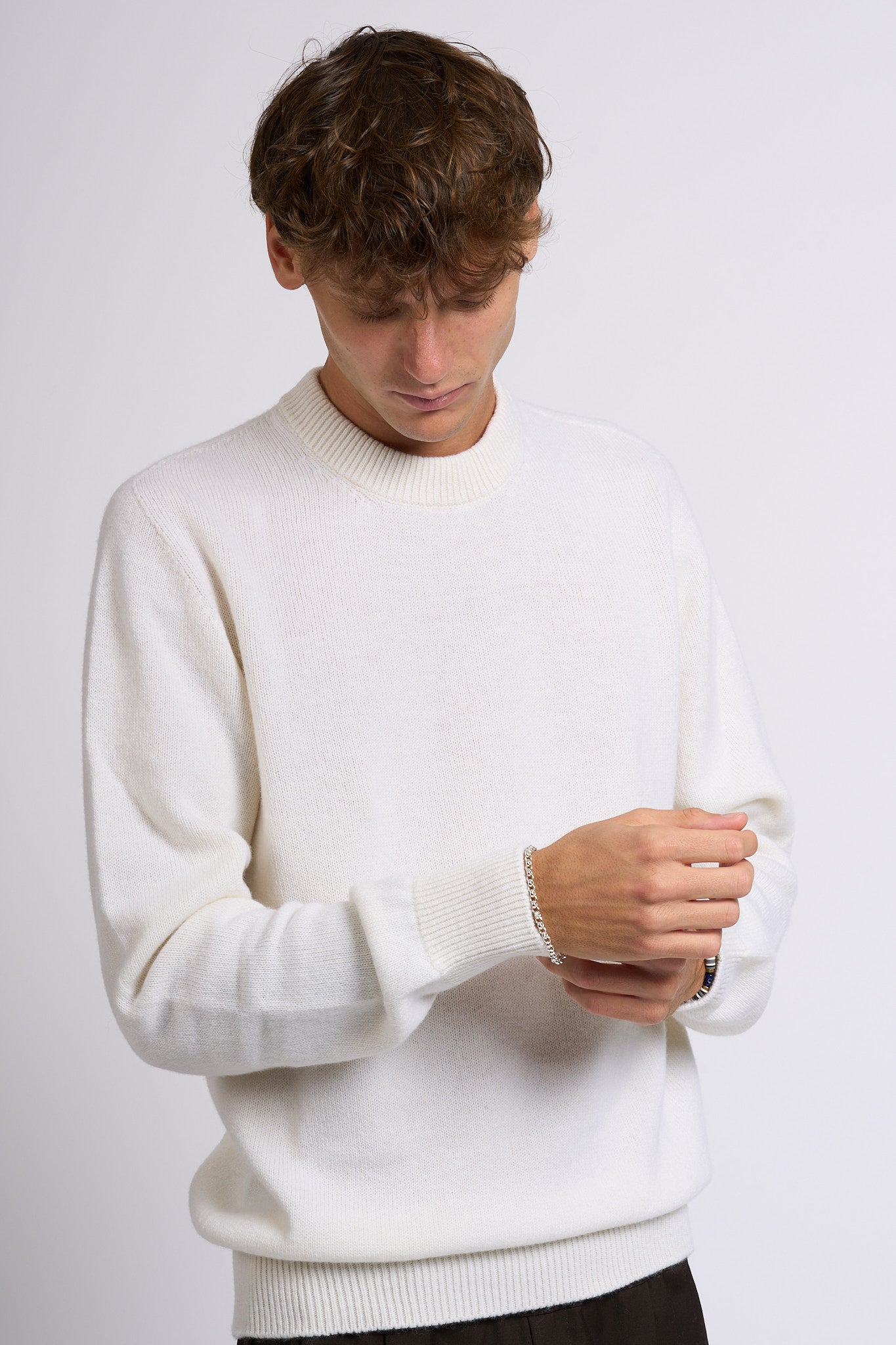 Laneus Maglia Crema Uomo-7