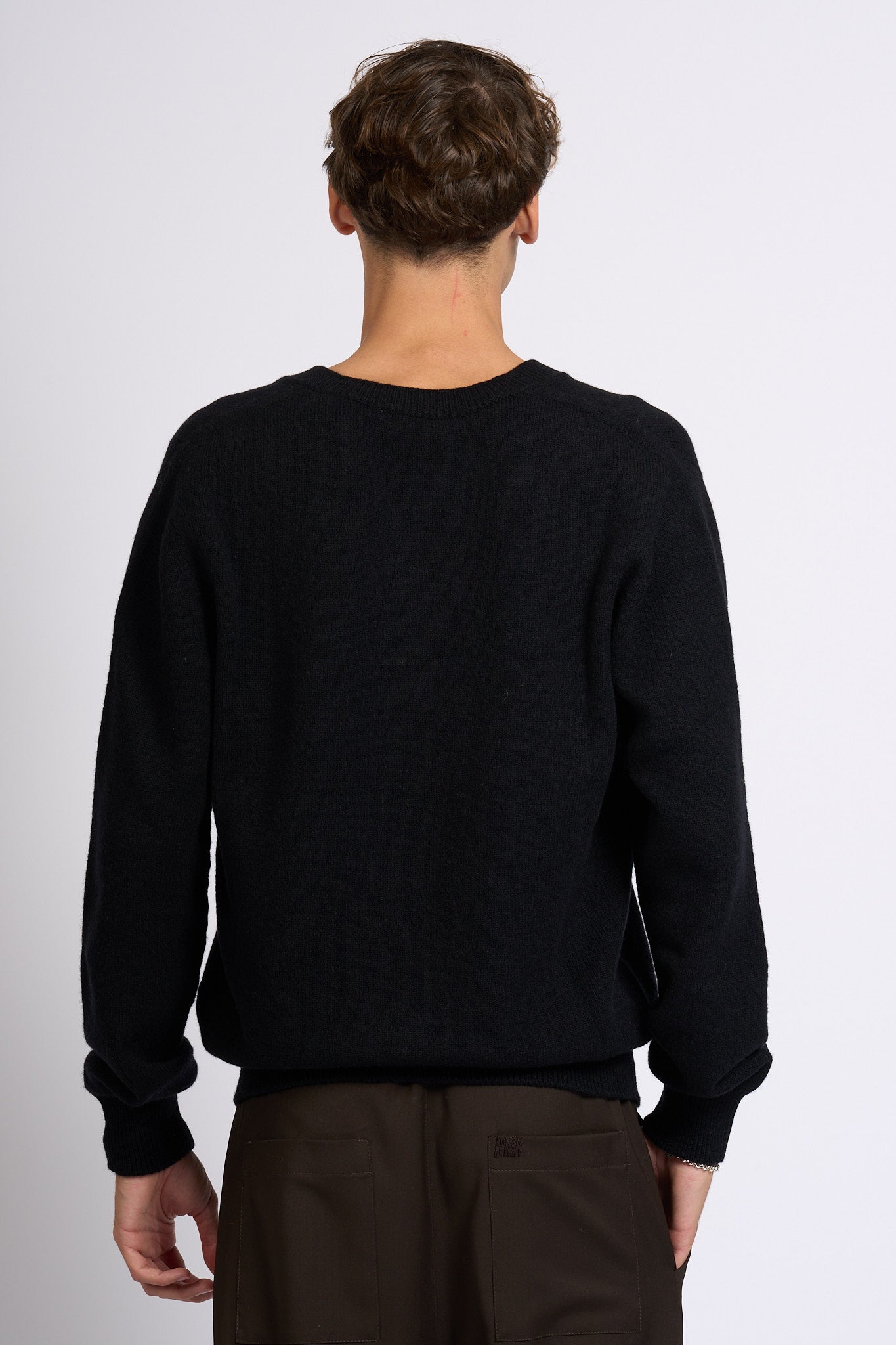 Laneus Maglia V Nero Uomo-4