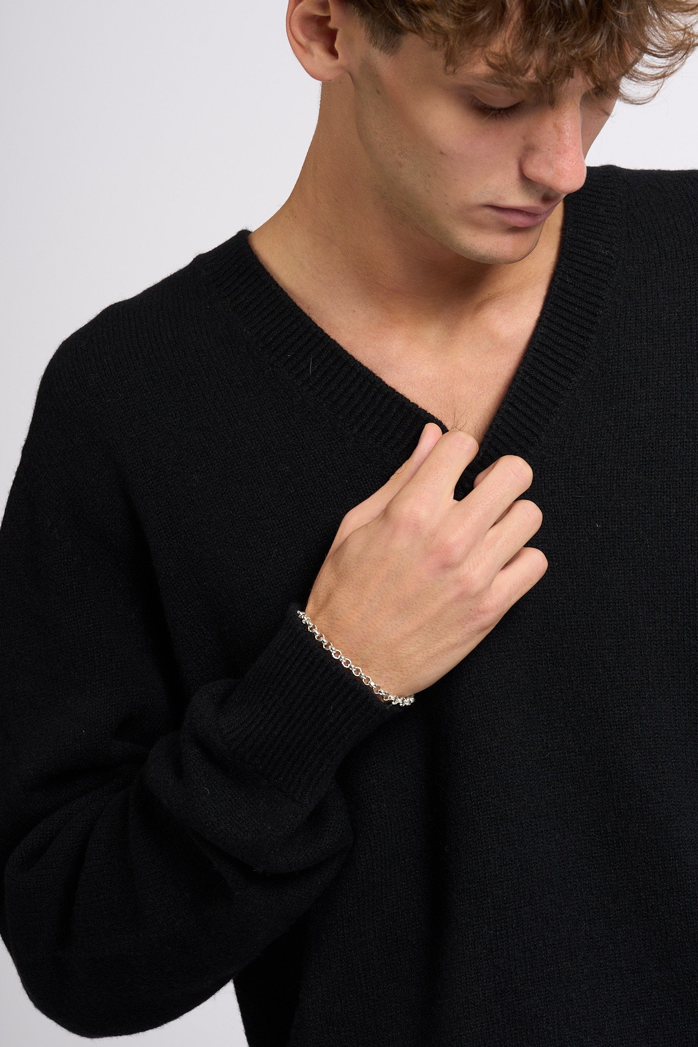 Laneus Maglia V Nero Uomo-1