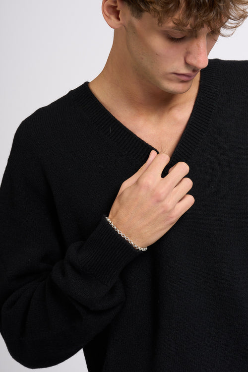 Laneus Maglia V Nero Uomo
