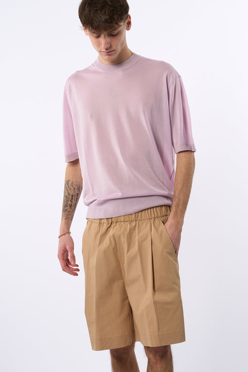 Laneus Maglia Manica Corta Glicine Uomo