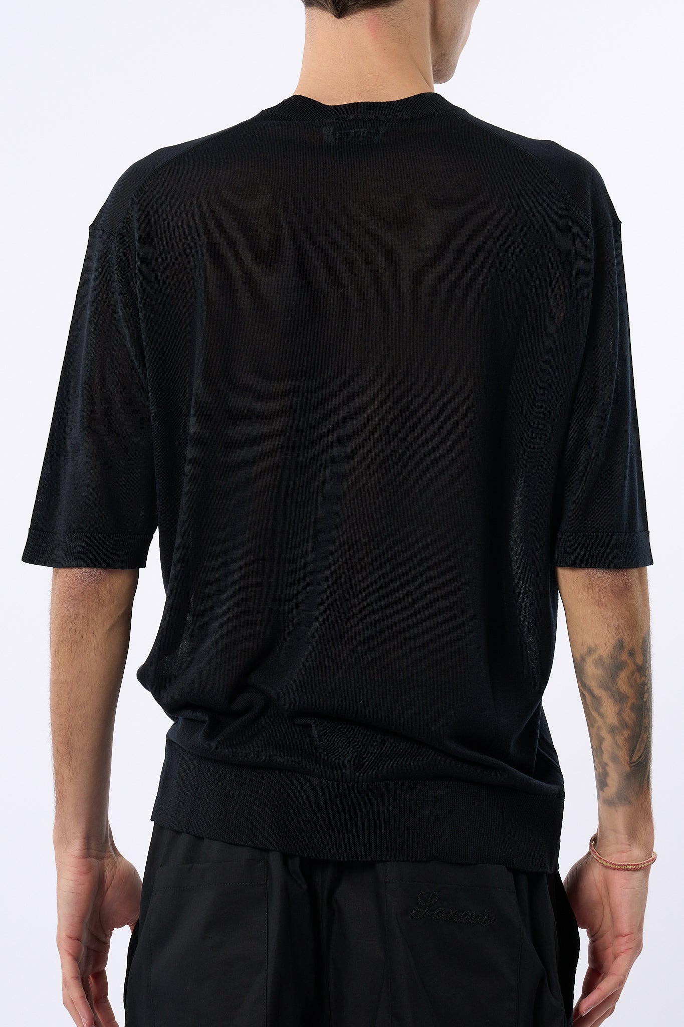 Laneus Maglia Manica Corta Nero Uomo-6