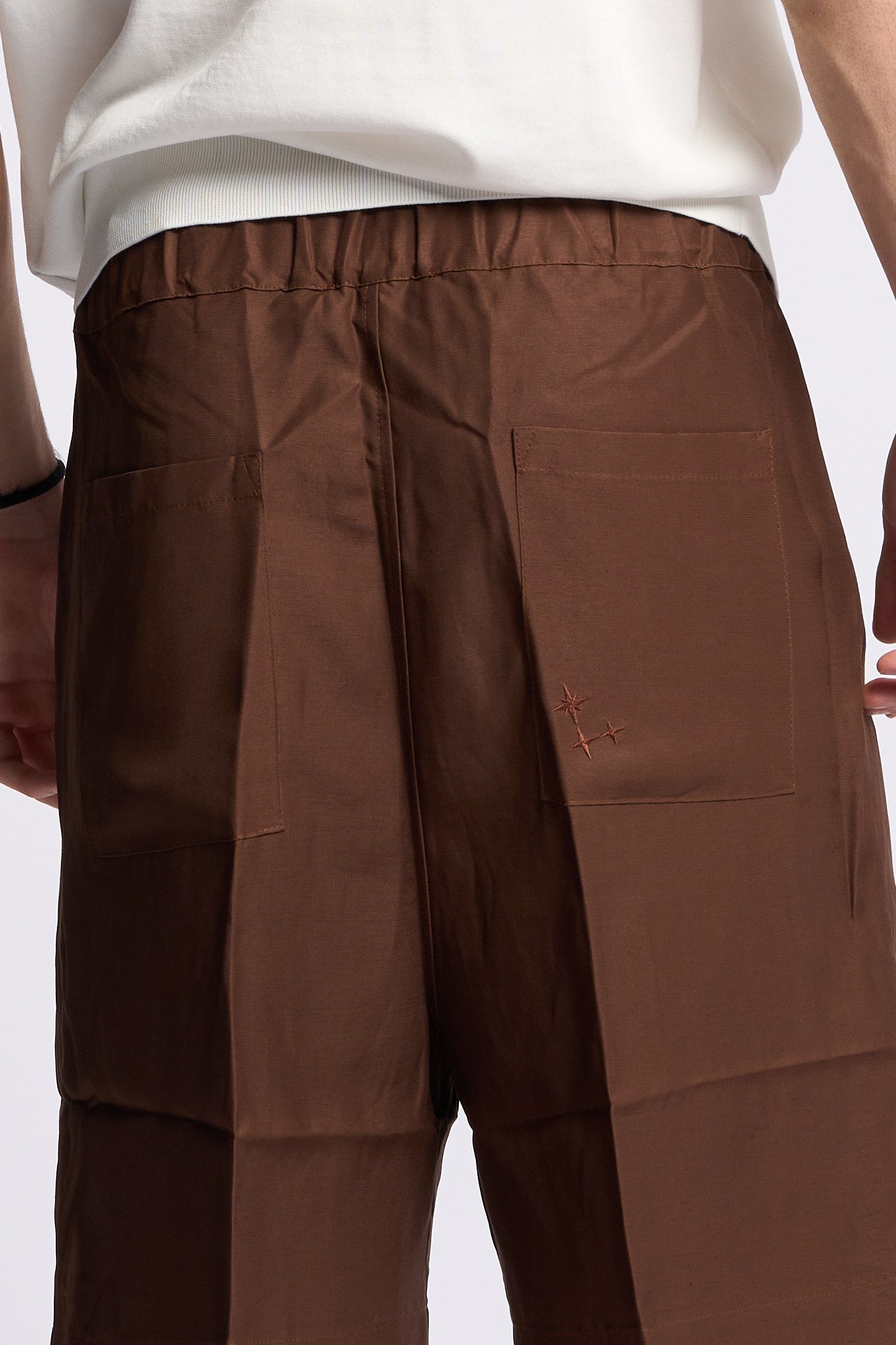 Laneus Short Ampio Cioccolato Uomo-6