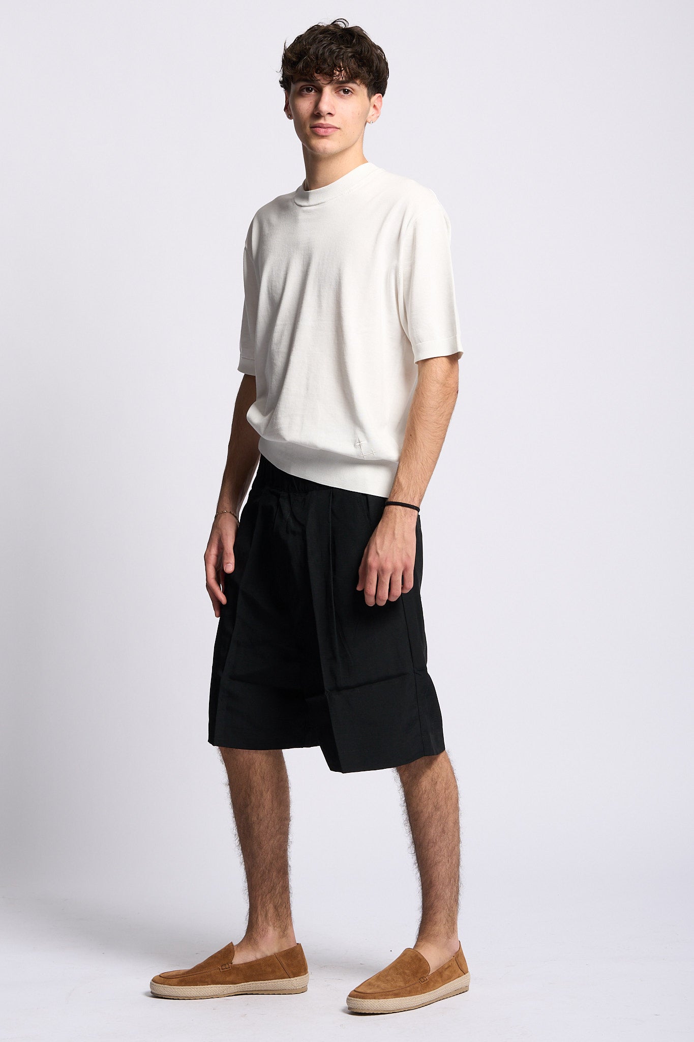 Laneus Short Ampio Nero Uomo-6