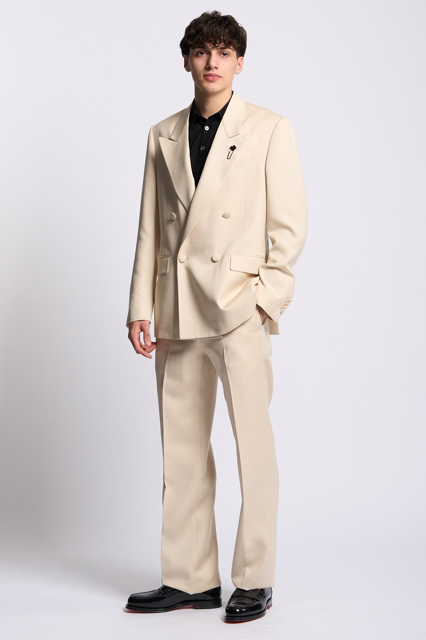 Lardini Pantalone Soiree Sabbia Uomo-5