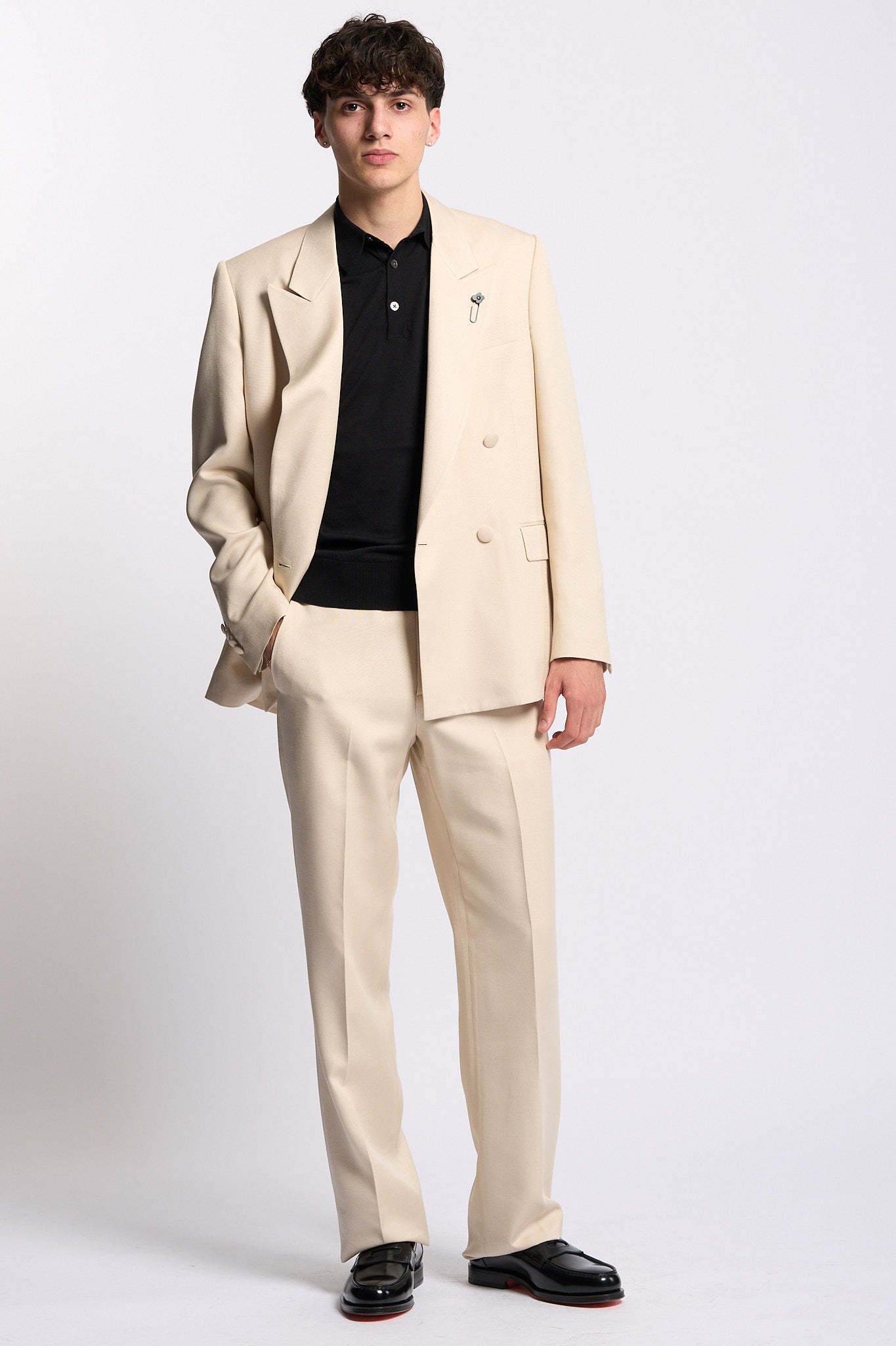 Lardini Pantalone Soiree Sabbia Uomo-2