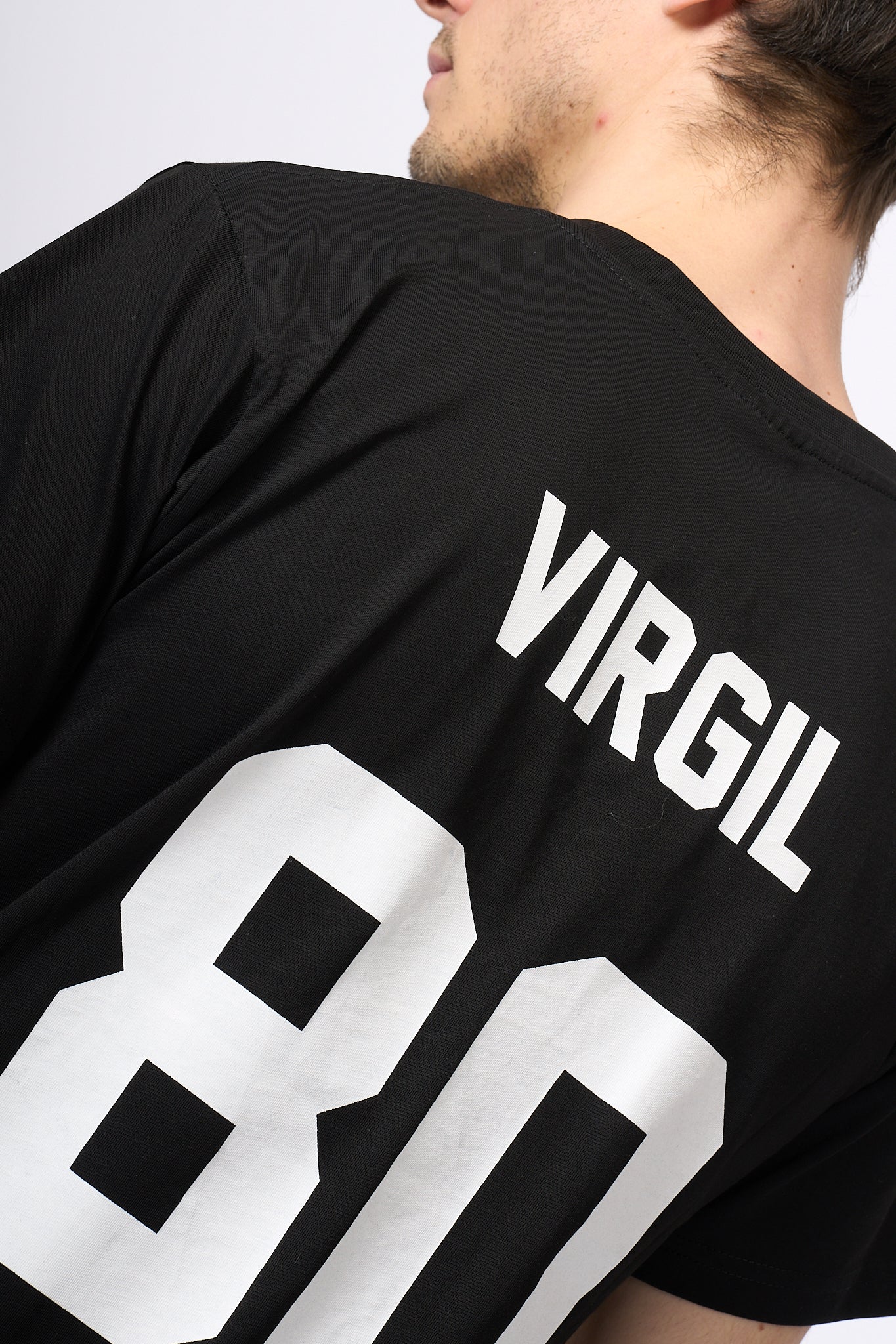 Les Artists T-shirt Virgil 80 Nero Unisex-3