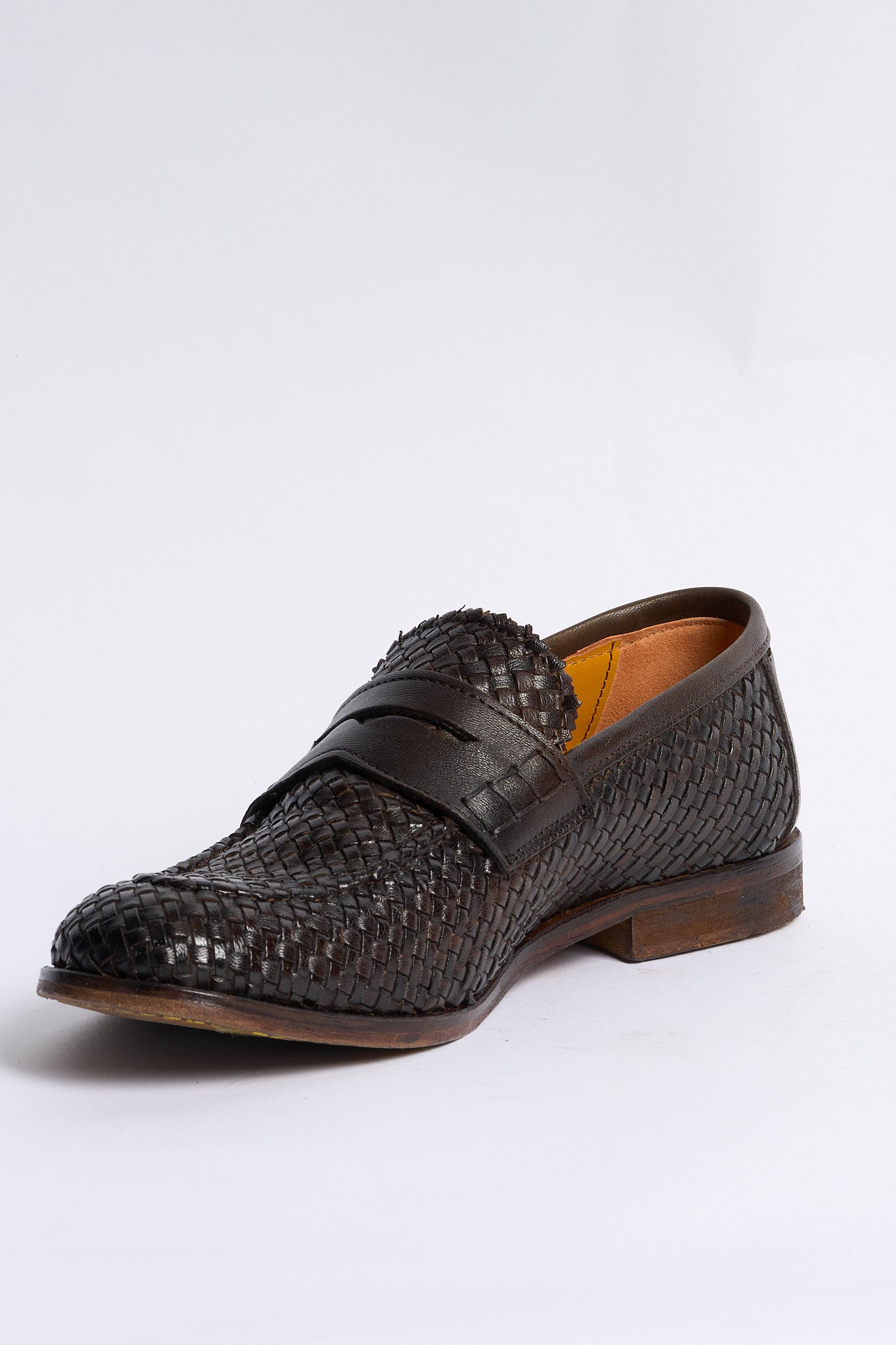 Lord douglas Mocassino Intrecciato Marrone Uomo-5