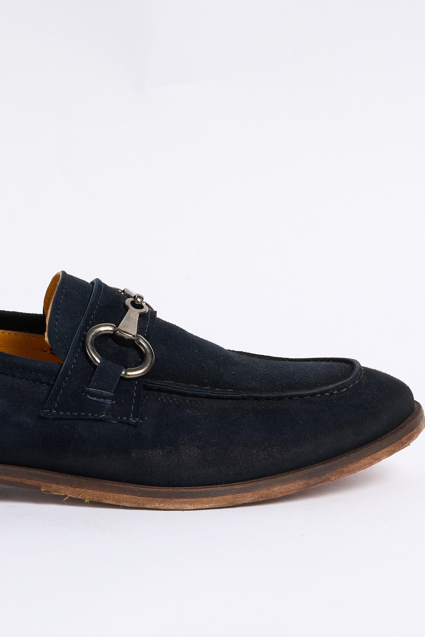 Lord douglas Mocassino Pelle Scamosciata Blu Uomo-2