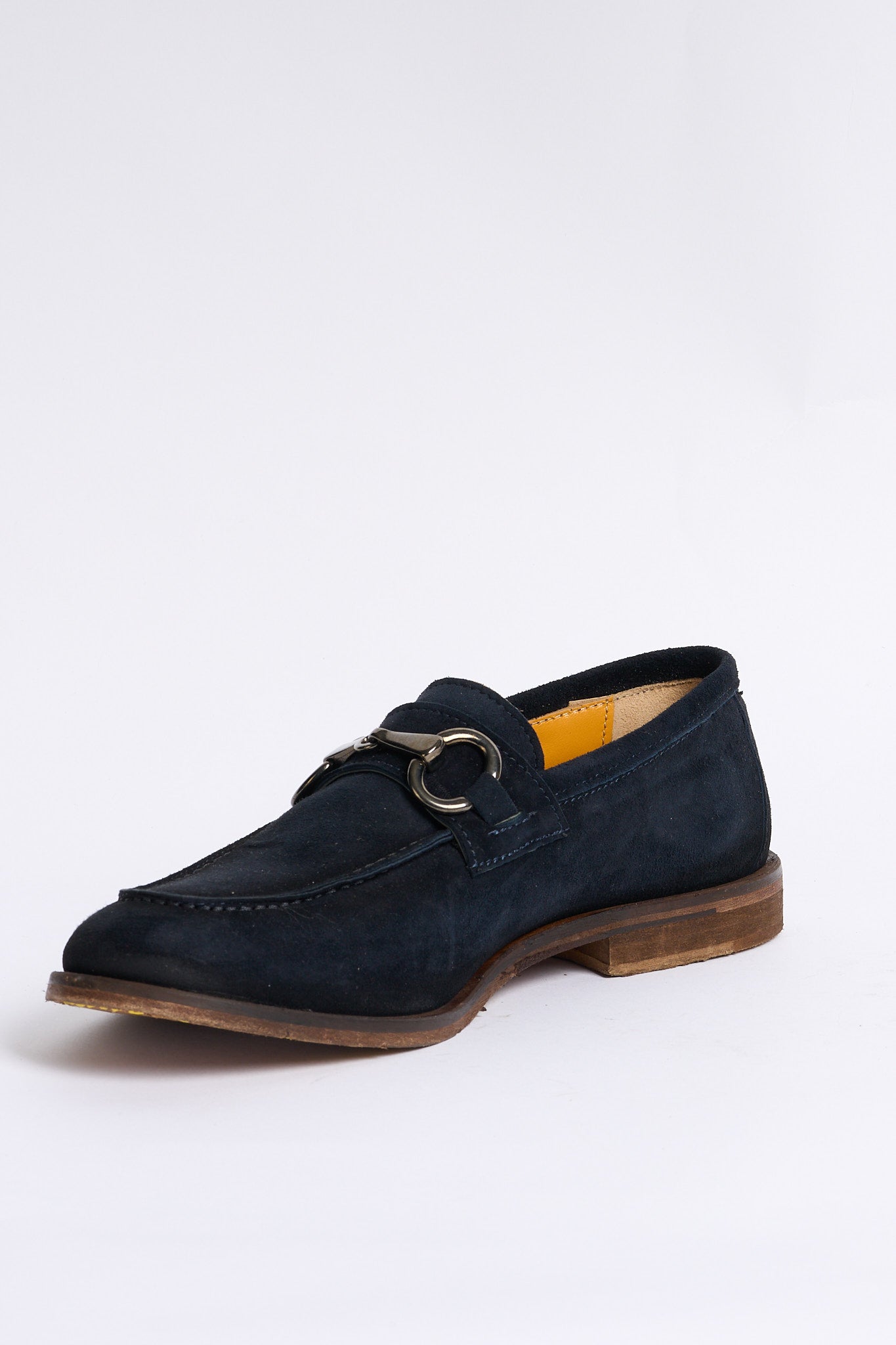 Lord douglas Mocassino Pelle Scamosciata Blu Uomo-5