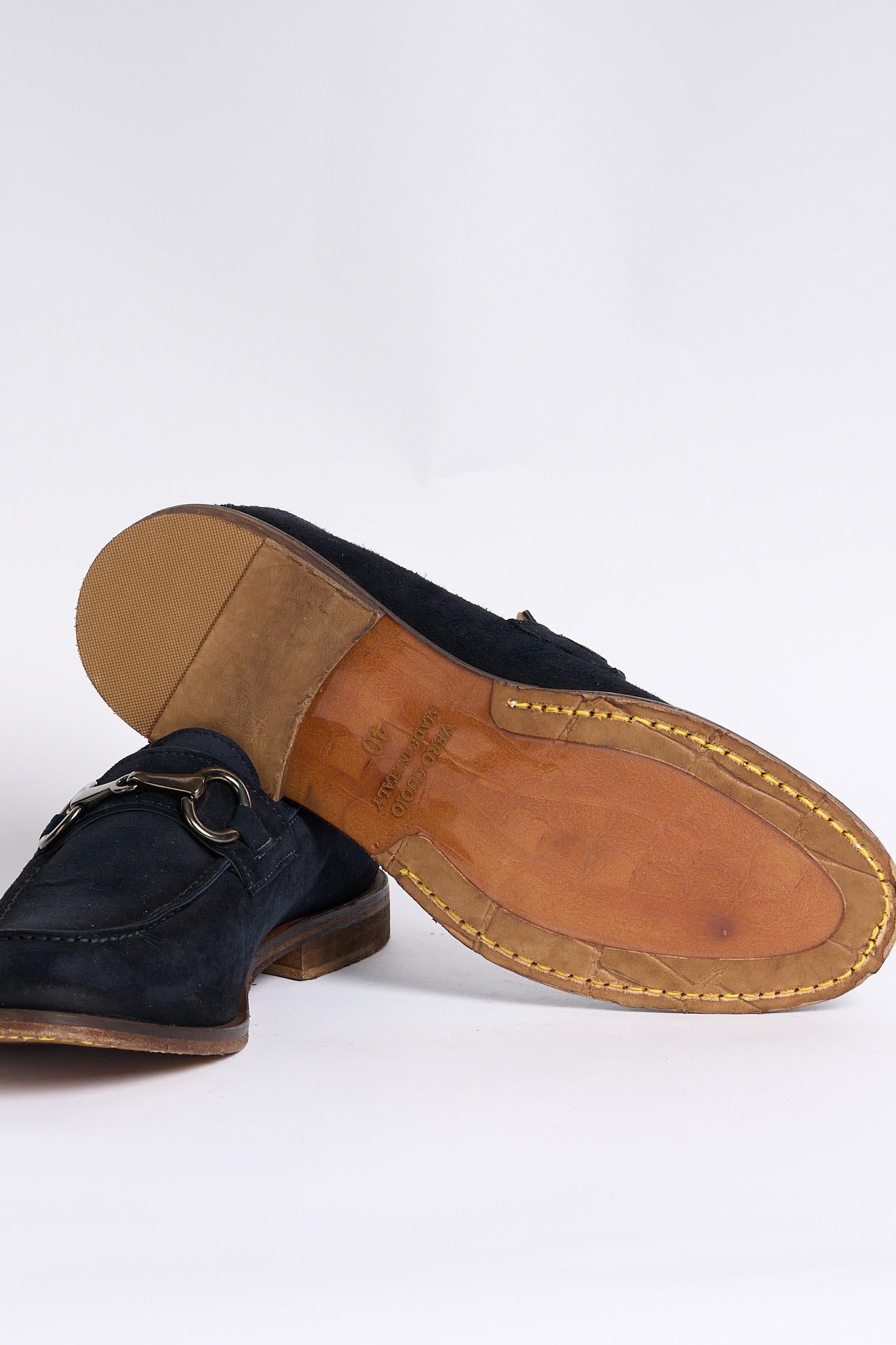 Lord douglas Mocassino Pelle Scamosciata Blu Uomo-7