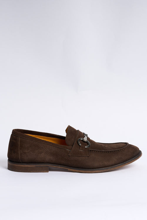 Lord douglas Mocassino Pelle Scamosciata Marrone Uomo