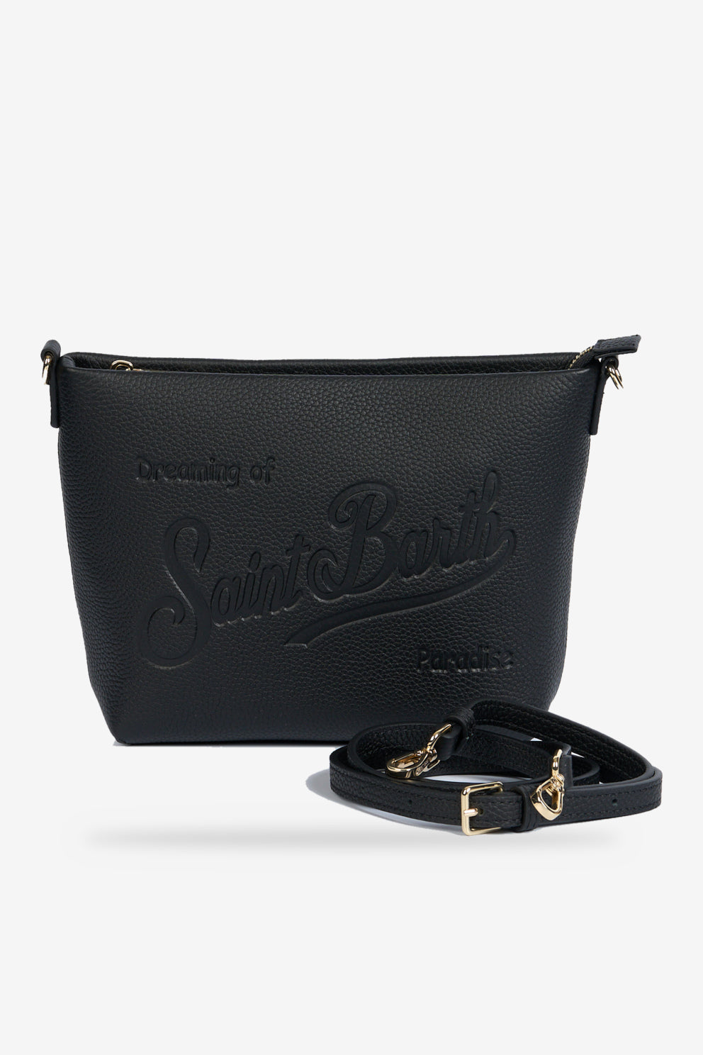 MC2 Saint Barth Borsa Aline in pelle nero da donna-4