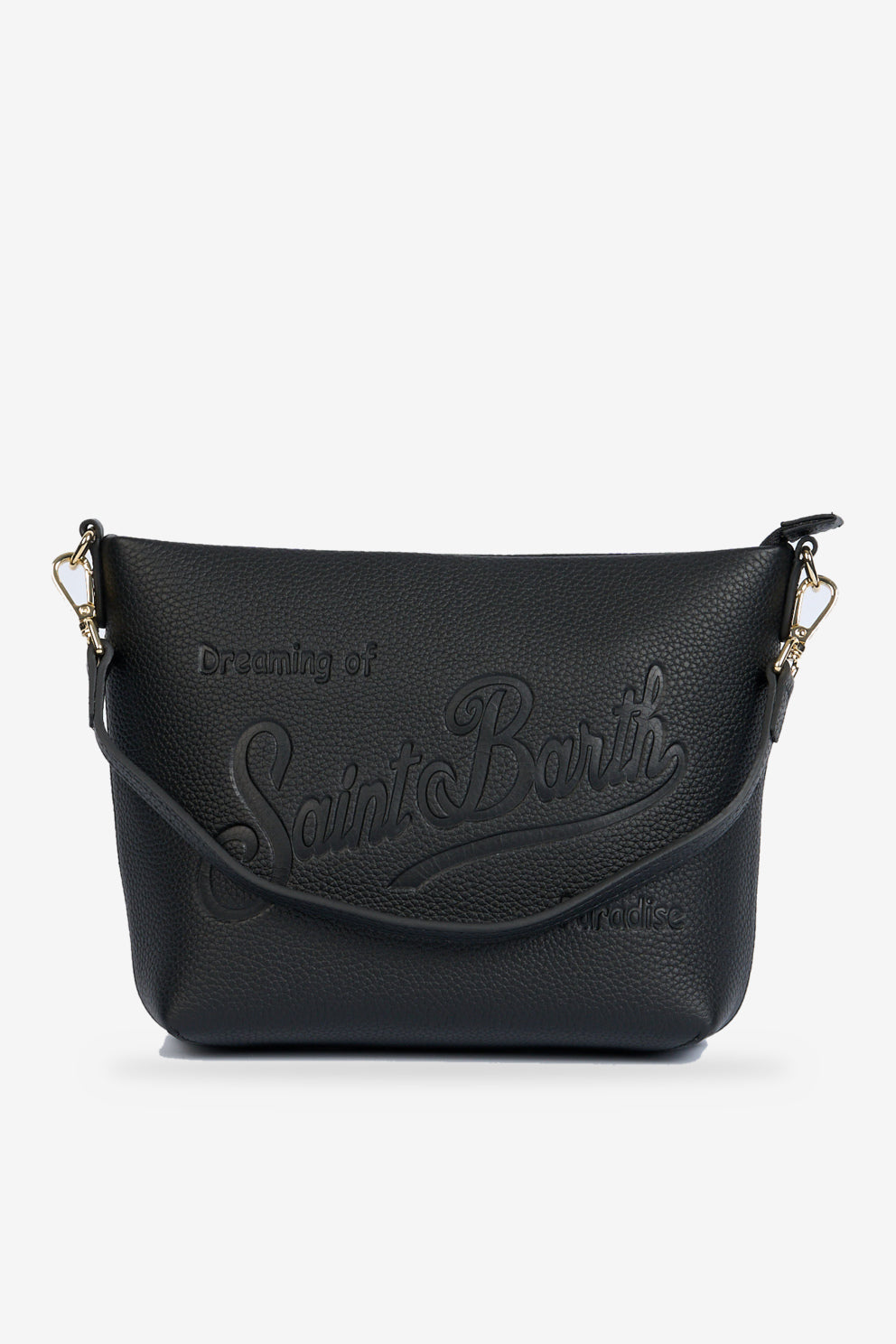 MC2 Saint Barth Borsa Aline in pelle nero da donna-5