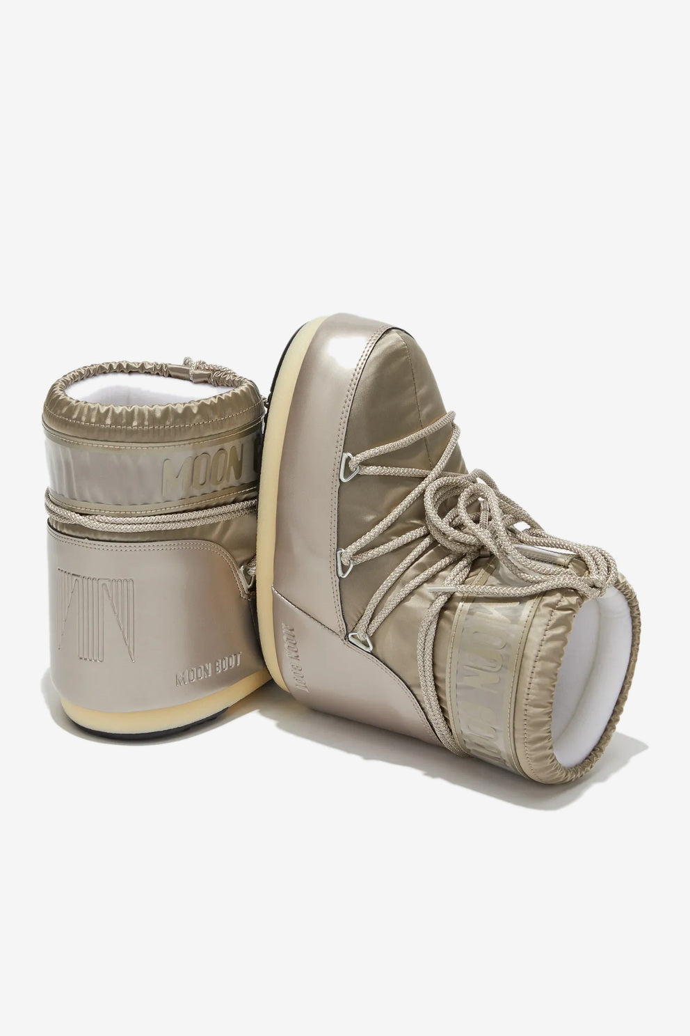 Moon Boot Doposci Icon Basso Glance Platino Donna-2