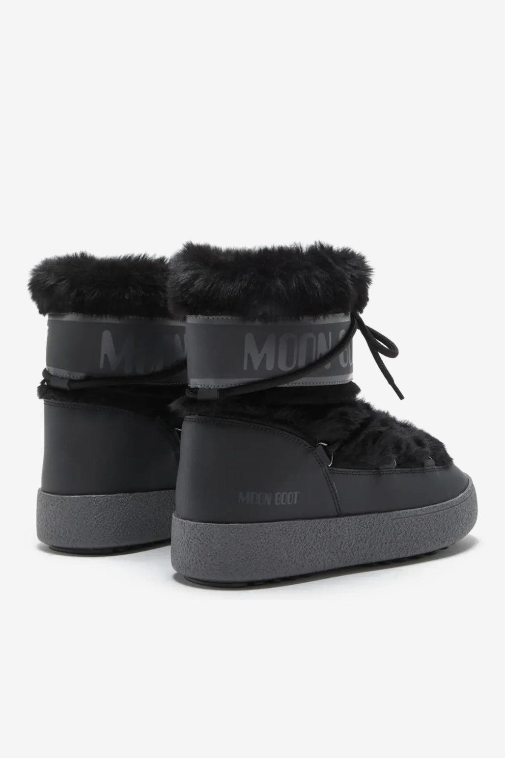 Moon boot Ltrack Faux Fur doposci da donna nero-2