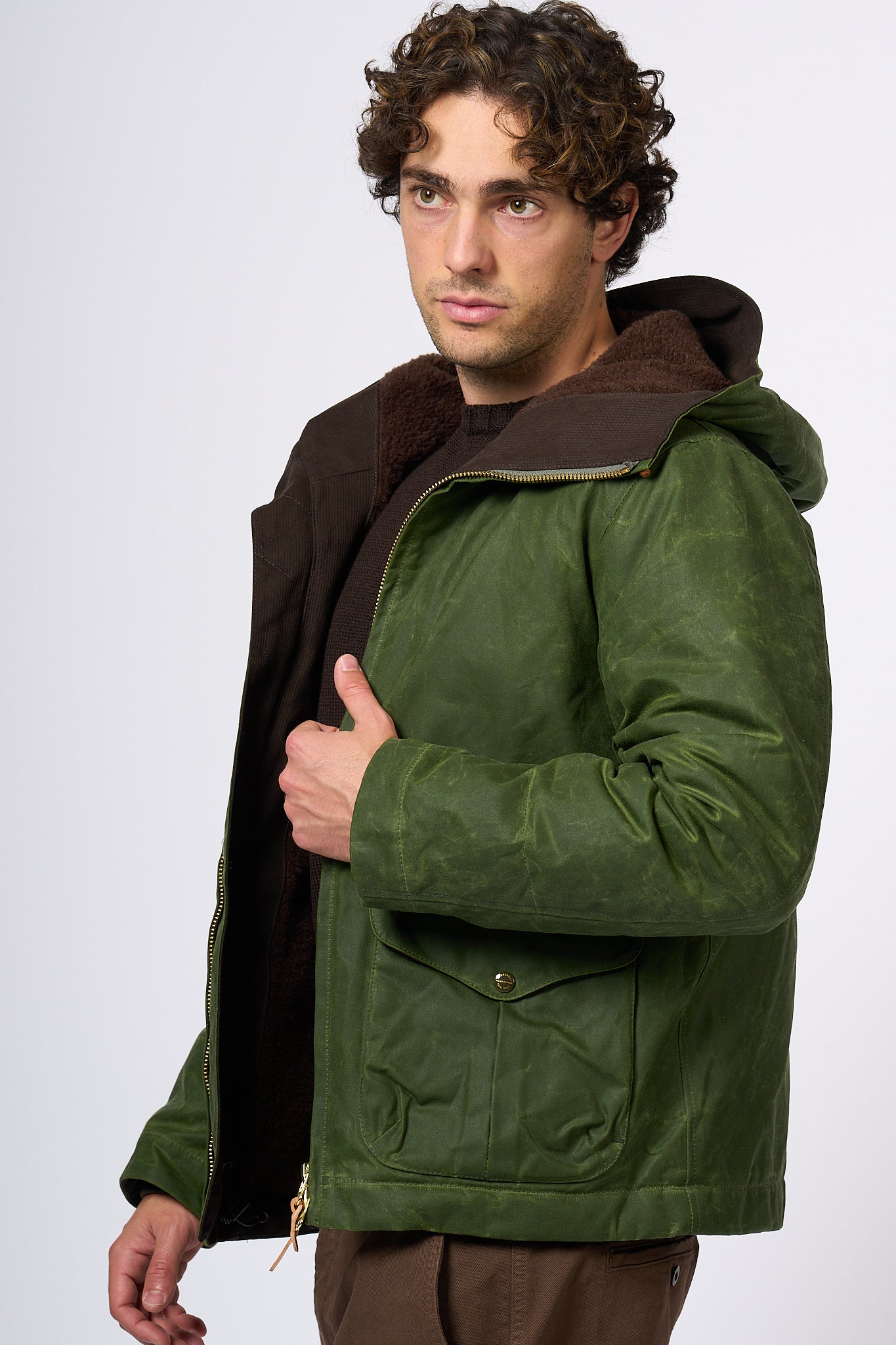 Ceccarelli Blazer Coat 7066 Green Men's Manifattura-4