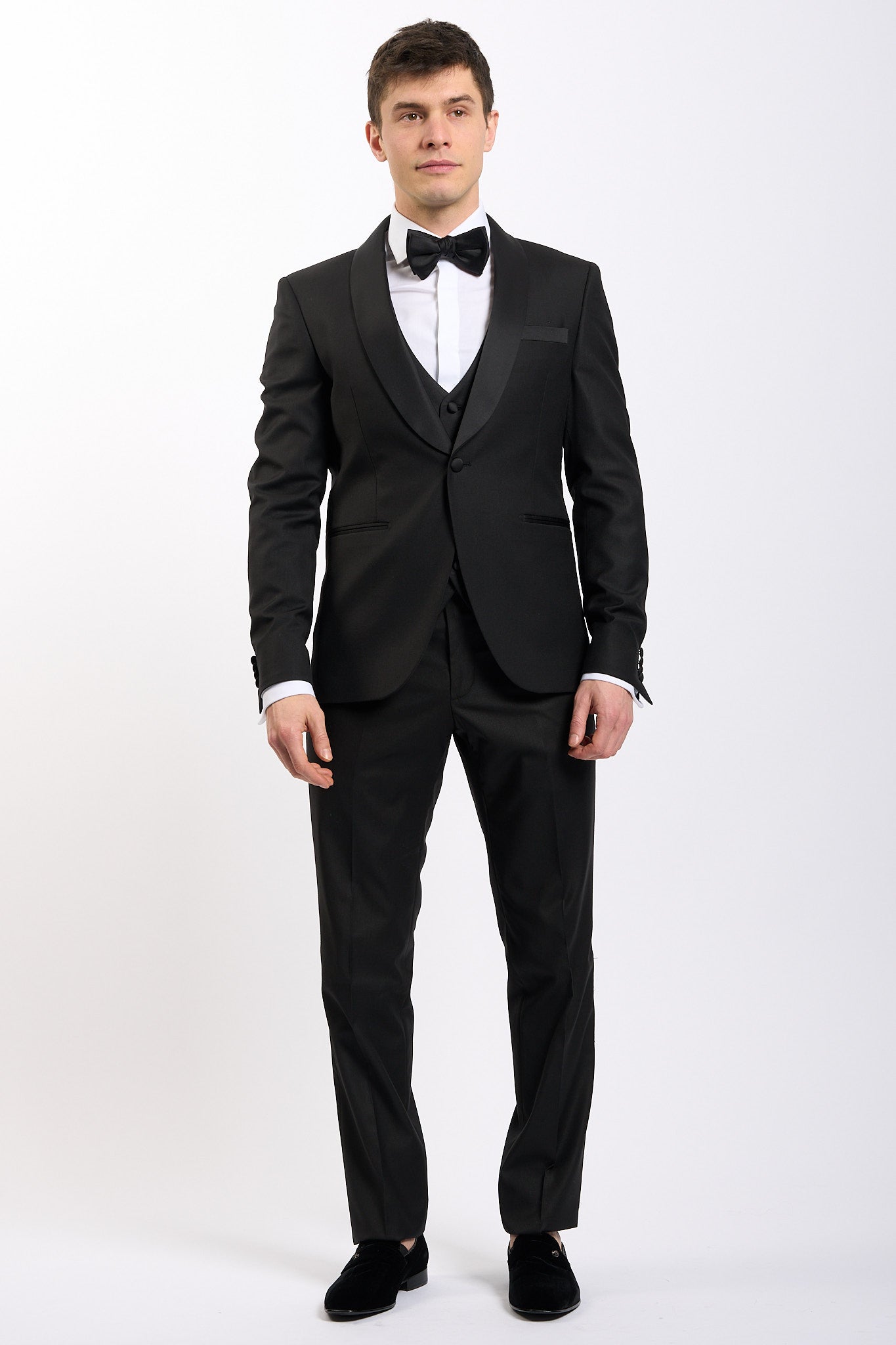 Marra Abito con gilet Nero Uomo-1