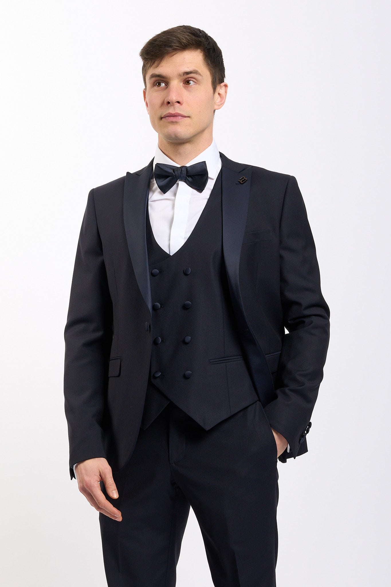 Marra Abito con gilet Blu Uomo-2