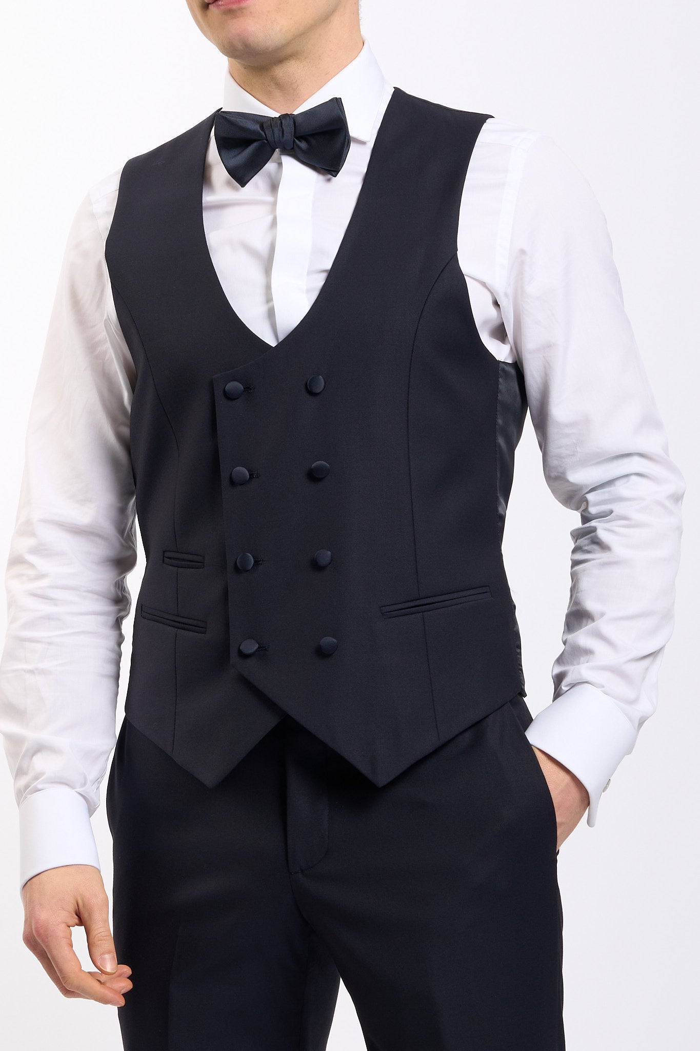 Marra Abito con gilet Blu Uomo-3