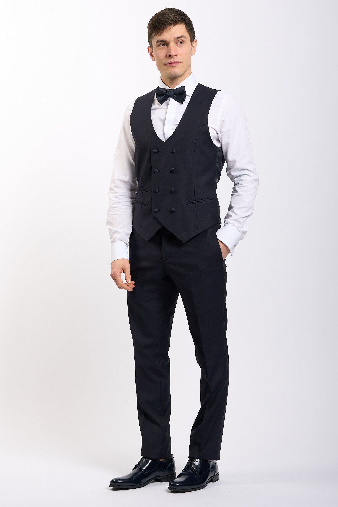 Marra Abito con gilet Blu Uomo-7