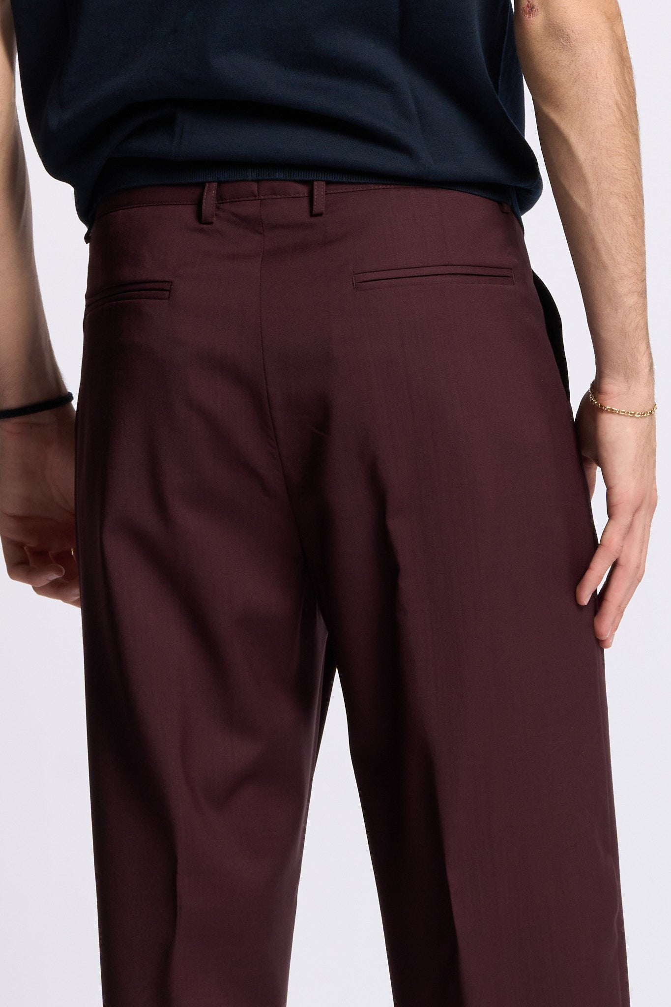 Marsem Abito Doppiopetto Burgundy Uomo-10