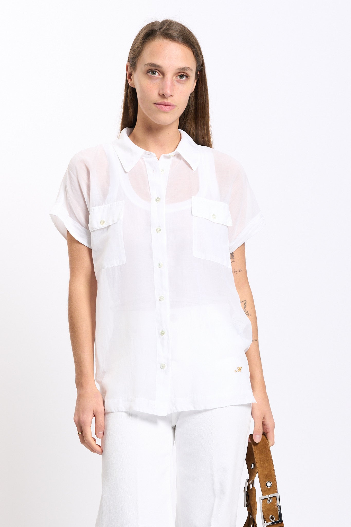 Mason's Camicia Natalie Bianco Donna-1