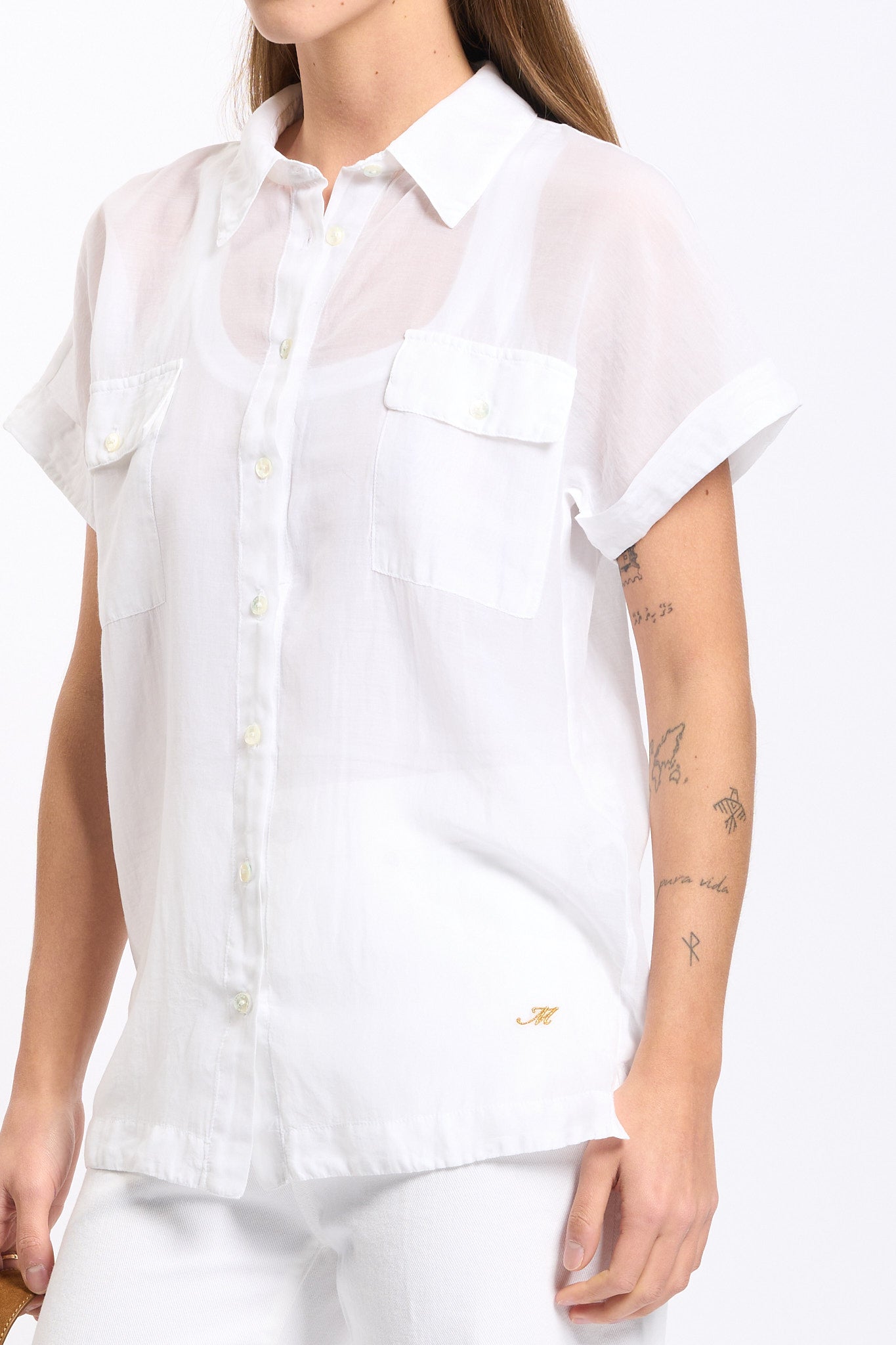 Mason's Camicia Natalie Bianco Donna-4