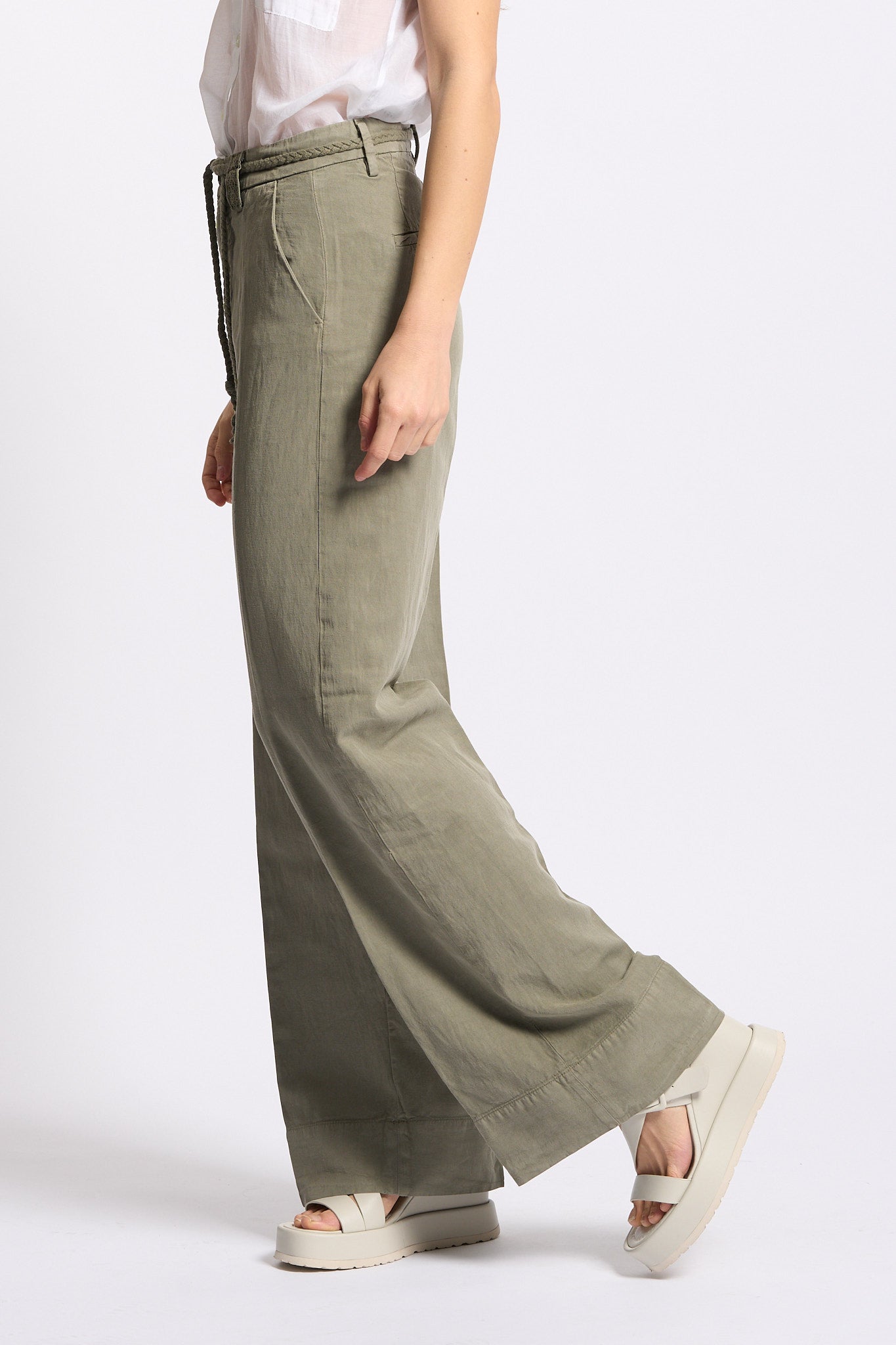 Mason's Pantalone New York Studio Verde Donna-3