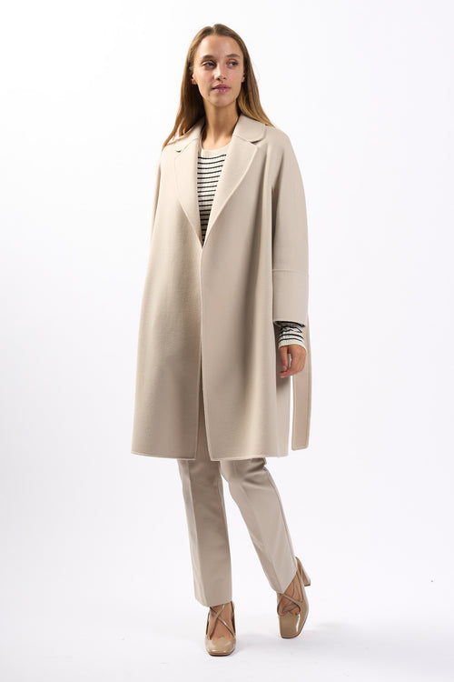 Max Mara Cappotto Arona Ecru Donna