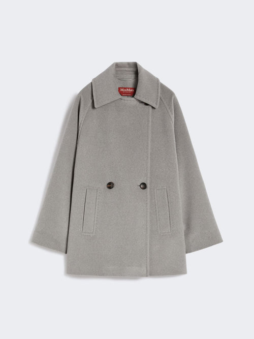 Max Mara Cappotto Corto Ariano Grigio Donna