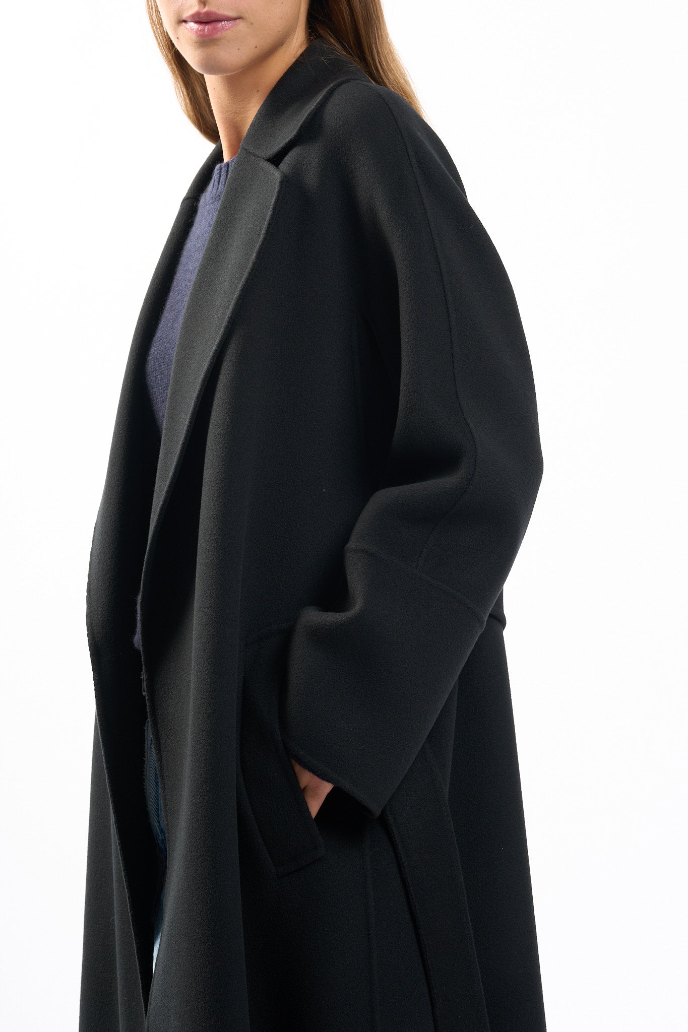 Max Mara Cappotto Elisa Nero Donna-3