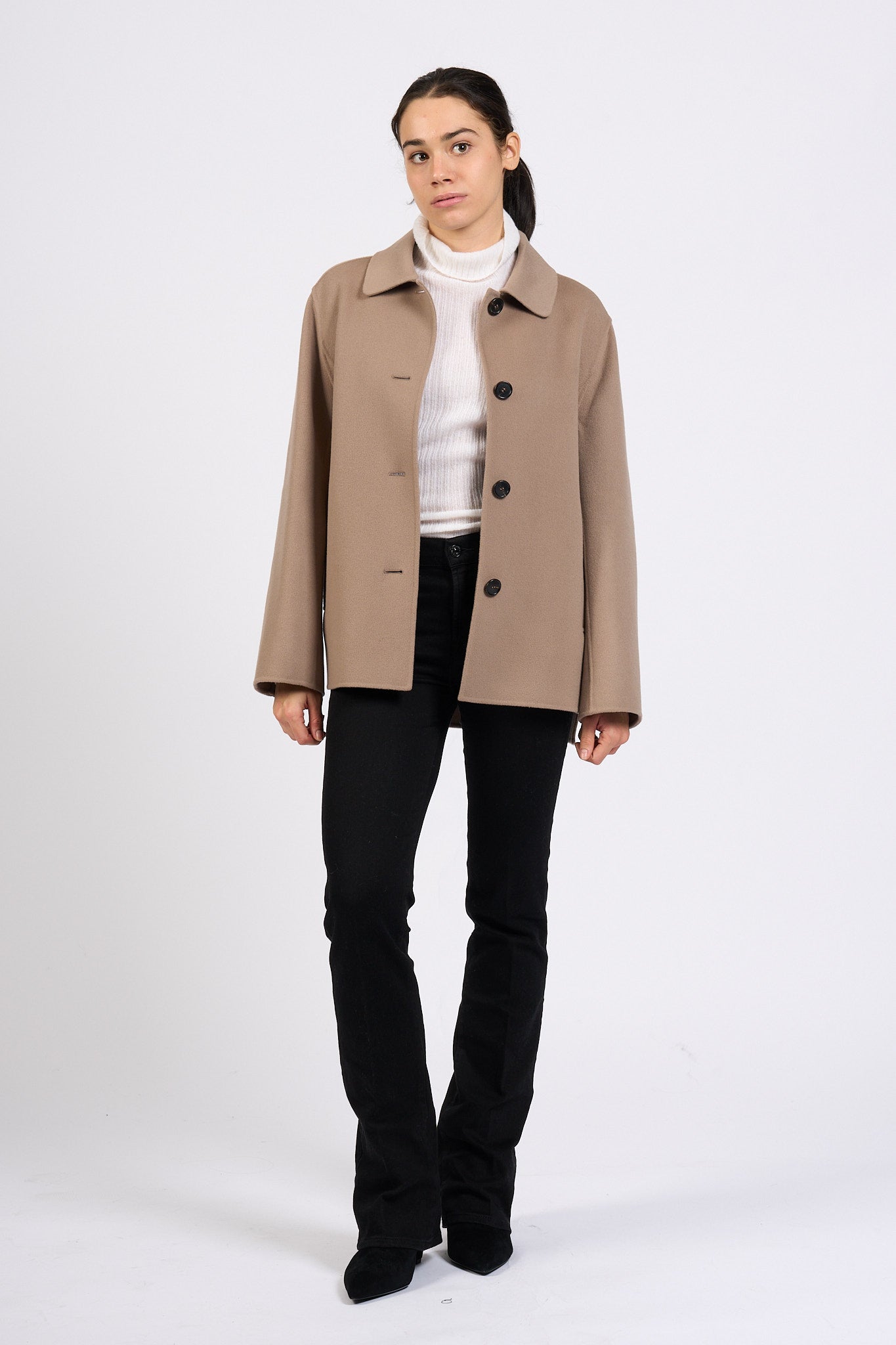 Max Mara Cappotto Lily Corto Roccia Donna-1