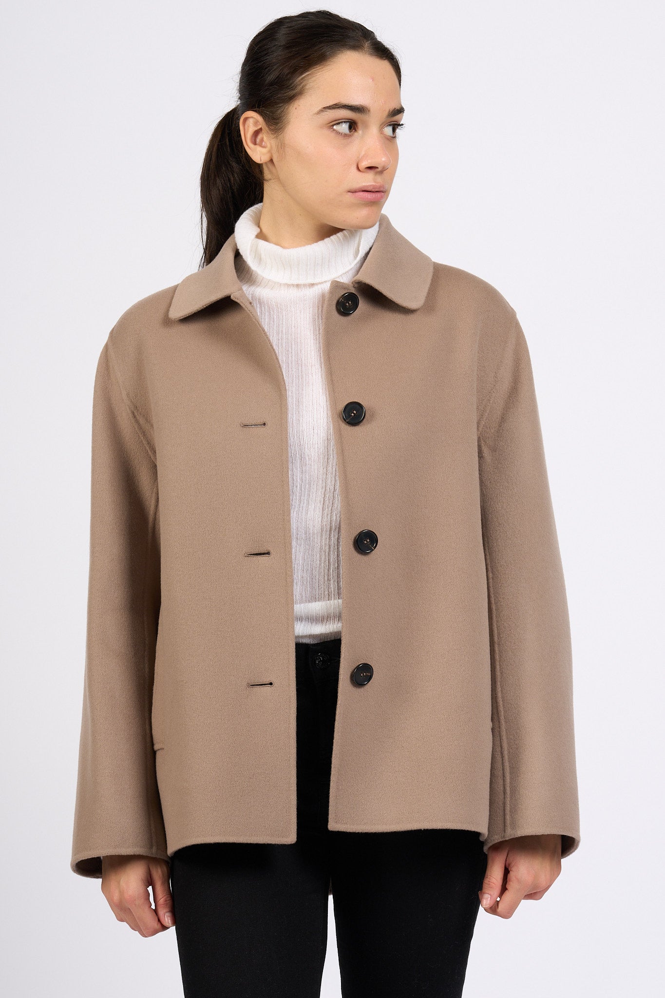 Max Mara Cappotto Lily Corto Roccia Donna-5
